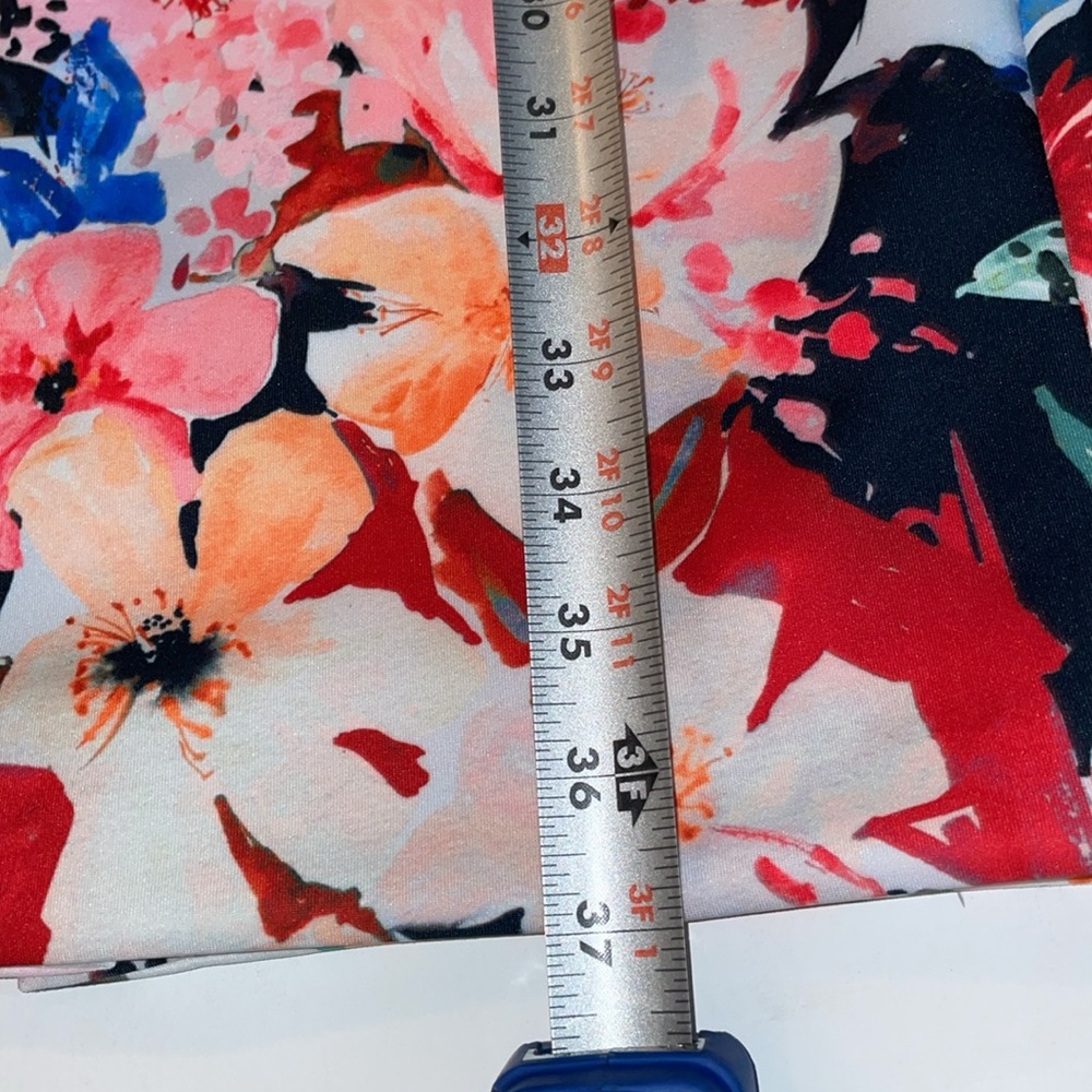 ❤️ Women’s NWT TAHARI V-Neck Dress Floral Print Sz S/P Floral Sleeveless Dress - Picture 14 of 15